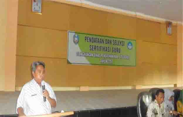 Pendataan dan Seleksi Sertifikasi Guru 2017